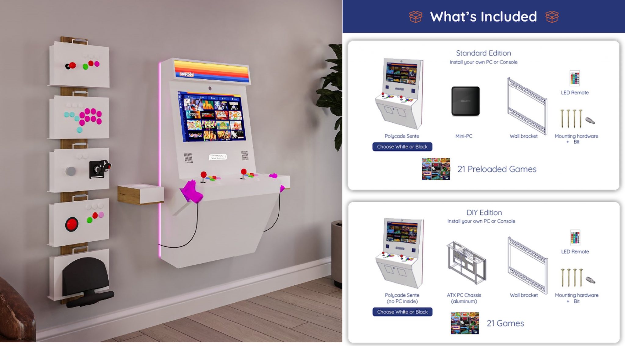 支援上百款復古經典、現代遊戲，Polycade Sente 帶你重溫美好的街機年代！ | 群眾觀點