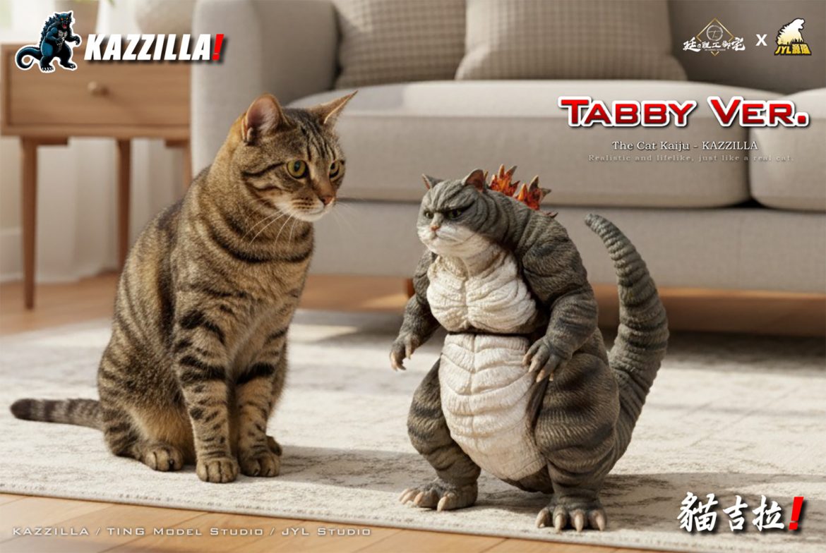 虎焰之王降臨！全球迷因巨獸「貓吉拉」實體公仔第二彈集資，破300 人
